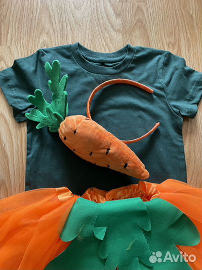 Костюм Морковка прокат
