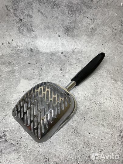 Совок металлический для кошачьего лотка