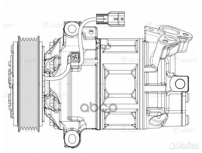 Компрессор кондиционера LADA vesta 1.6I 15- LCA