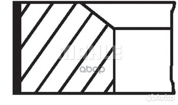 Кольца поршневые d85x1.2x1.5x2.5 STD (1) Citroen