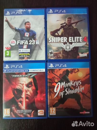 Игры для приставки PS4