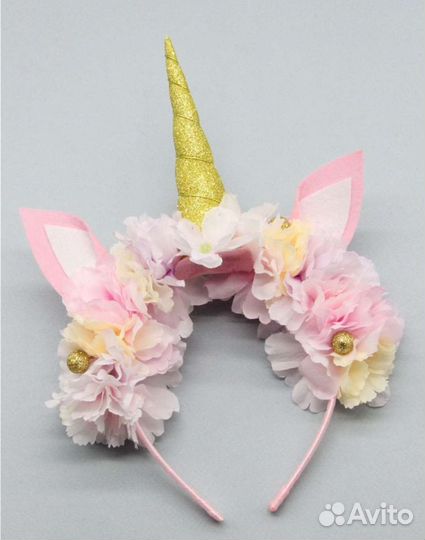 Ободок для волос единорожка