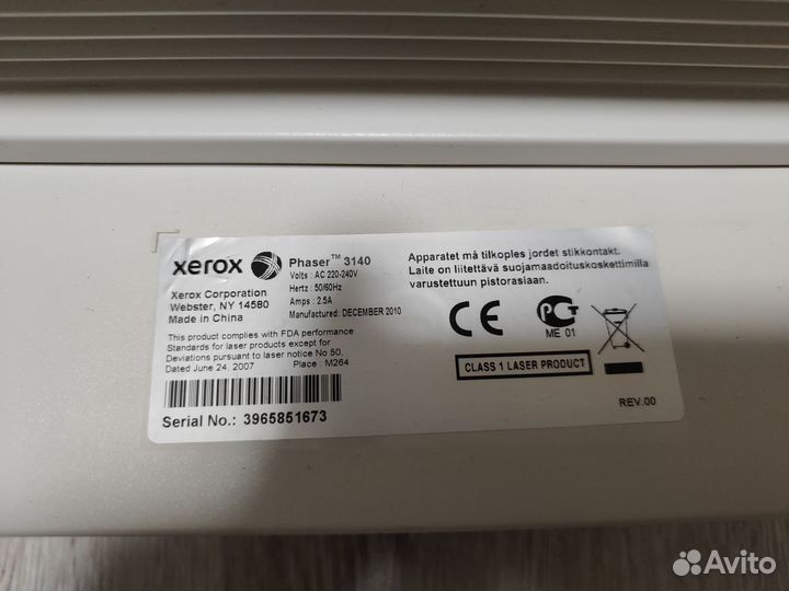 Принтер Xerox Phaser 3140