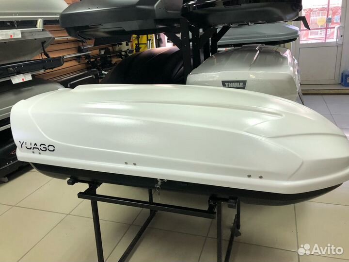 Автобокс багажник на крышу Nissan Pathfinder