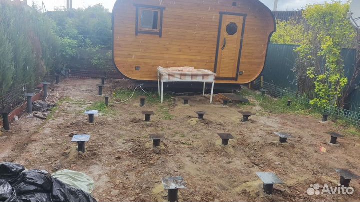 Фундамент на винтовых сваях под ключ