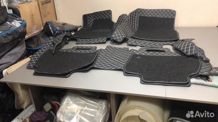 3D Коврики BMW Салон Багажник из Экокожи