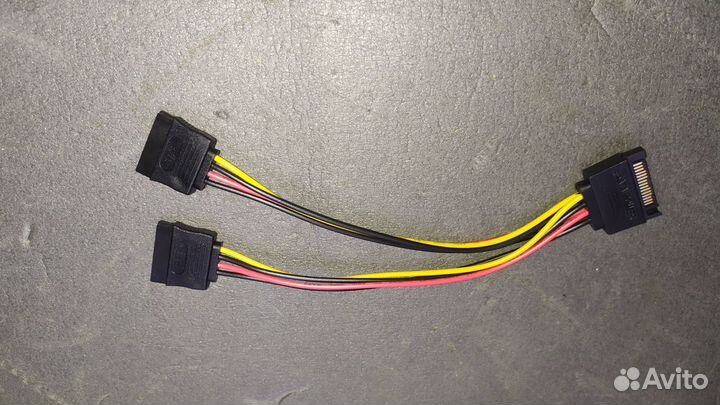 Компьютерный шнур питания SATA molex 6pin 8pin