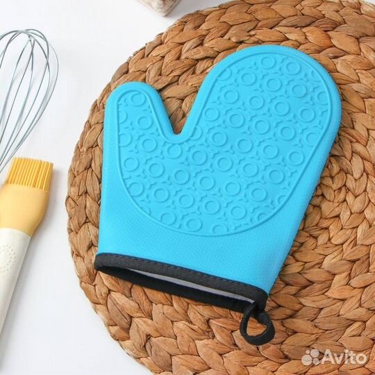 Рукавица силиконовая для горячего Доляна Профи», 2