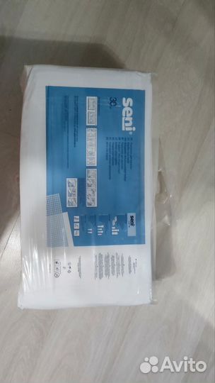 Памперсы для взрослых seni 3 L 6 капель