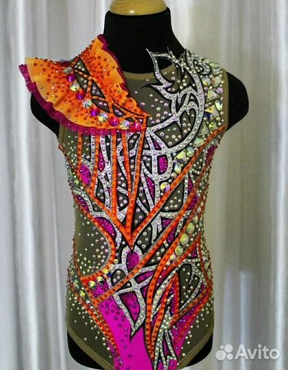 Купальник для художественной гимнастики р. 116-122