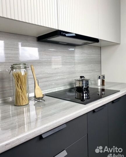 Серая кухня в наличии