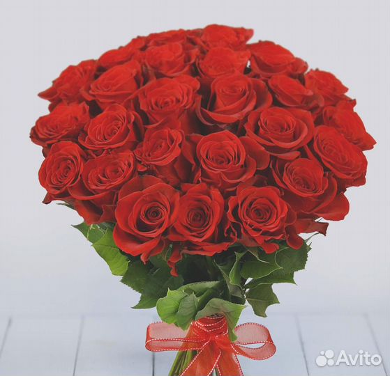Букет 25 красных роз Букет