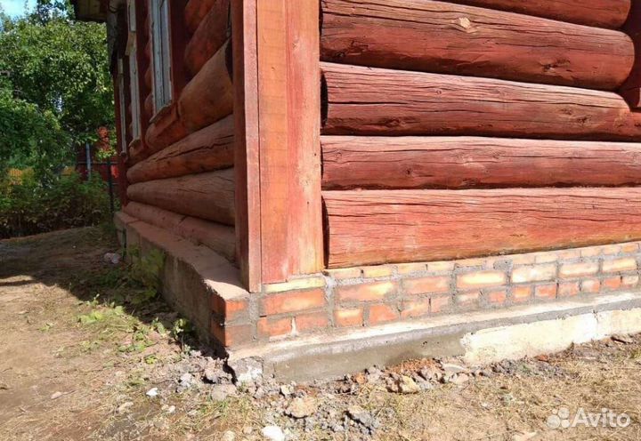 Замена ремонт венцов полов Подъём домов