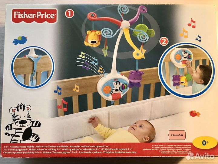 Мобиль Fisher-Price 2-в-1