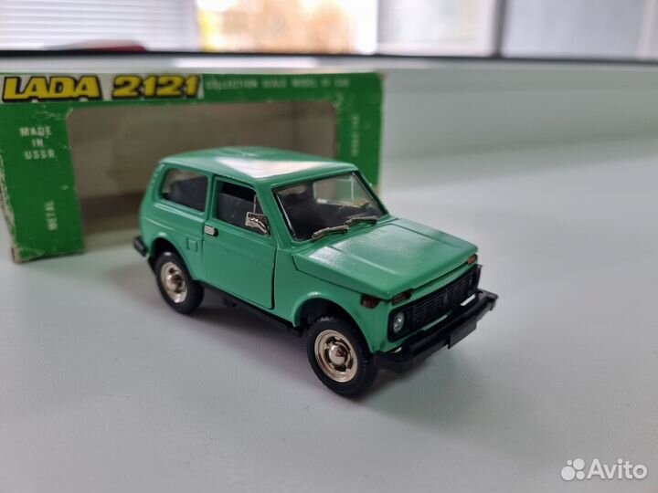 Модель ваз 2121 нива 1:43 Сделано в СССР