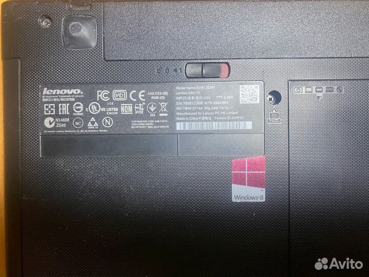 Ноутбук Lenovo G50-70