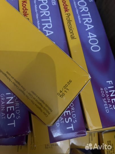 Фотопленка kodak portra 400 50 штук