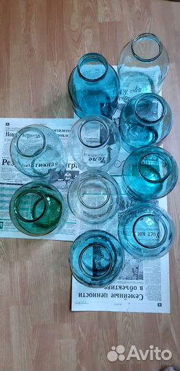 Банки стеклянные 3 л, 0.2 л, 0.5 л, 1 л