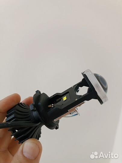 Лед лампы h4 с линзой