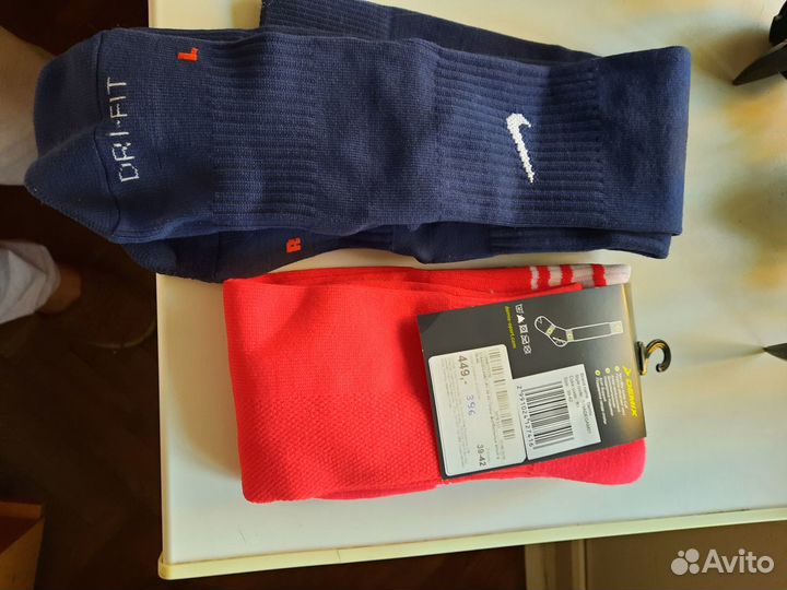 Гетры футбольные красные демикс размер 39-42