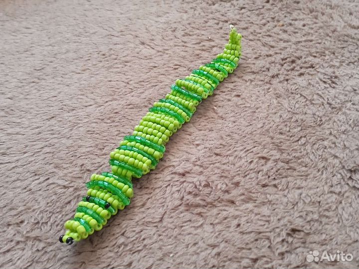 Крокодил из бисера