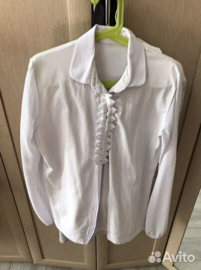 Блузка для девочки в школу