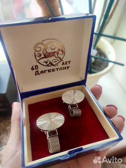 Запонки 60 лет Дагестану