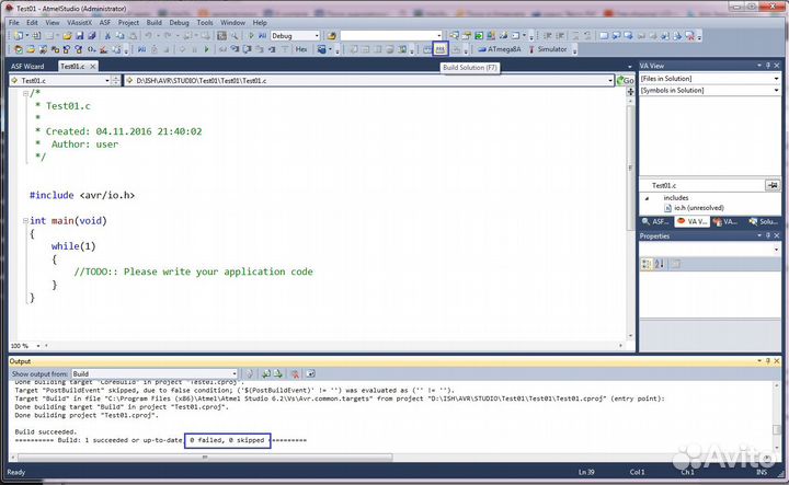 Программирование микроконтроллеров