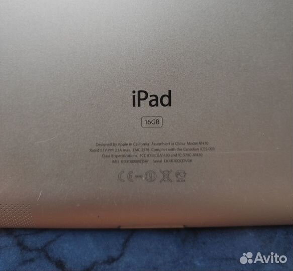 iPad 3 16gb модель A1430