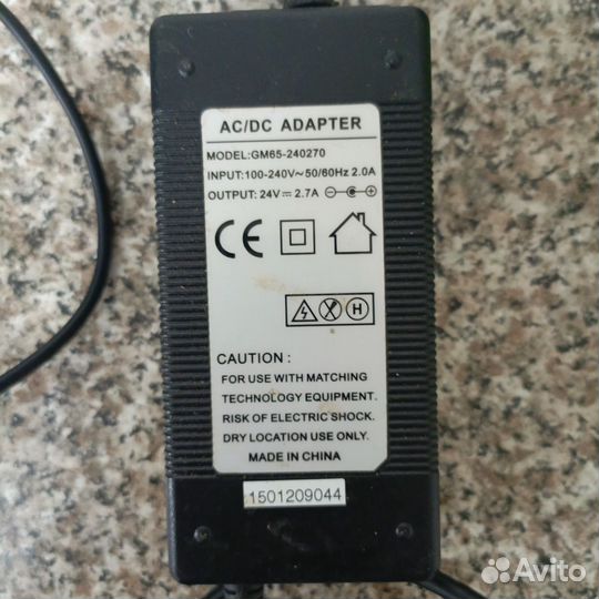 Адаптер питания GVE GM65-240270 24V