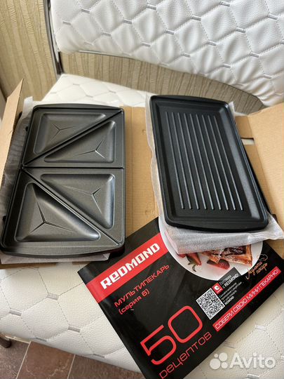Мультипекарь вафельница redmond rmb-611 + панели