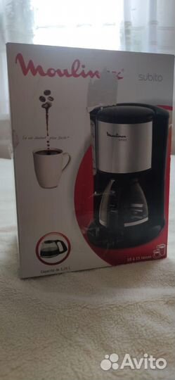 Кофеварка капельная moulinex Бу