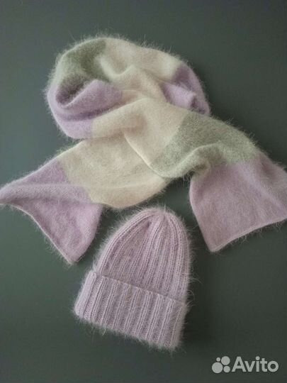 Комплект шапка+шарф