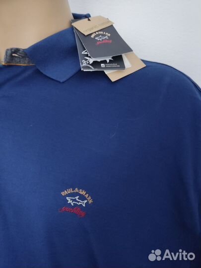 Paul& Shark Поло лонгслив.BIG Size Нов.Ориг Италия