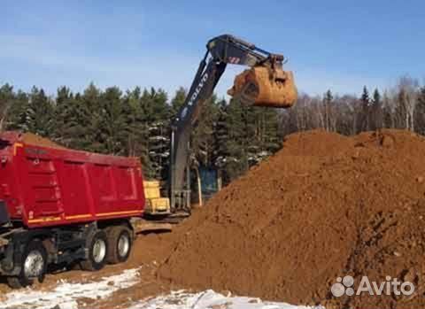 Земля для отсыпки цоколя и перегной куриный.Достав