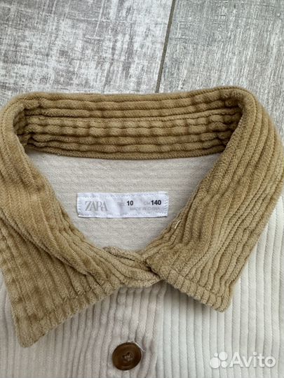 Рубашка zara для девочки 140
