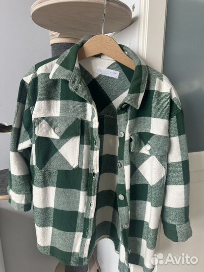 Рубашка в клетку детская zara