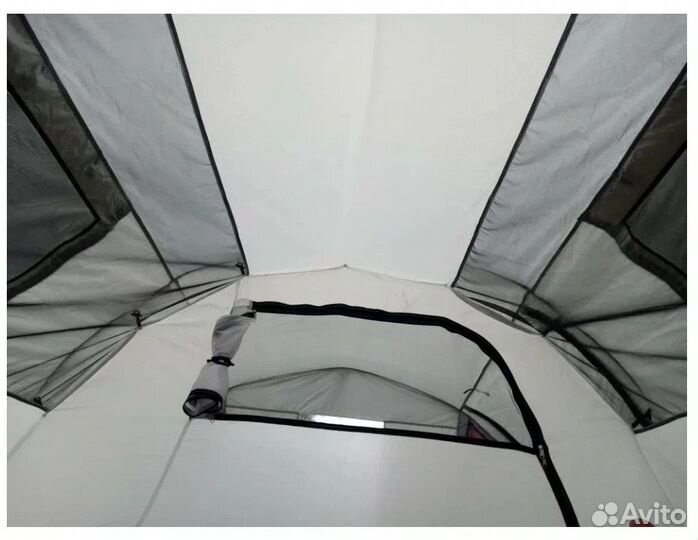 Палатка кемпинговая 4-х местная тф-1909-4, серый