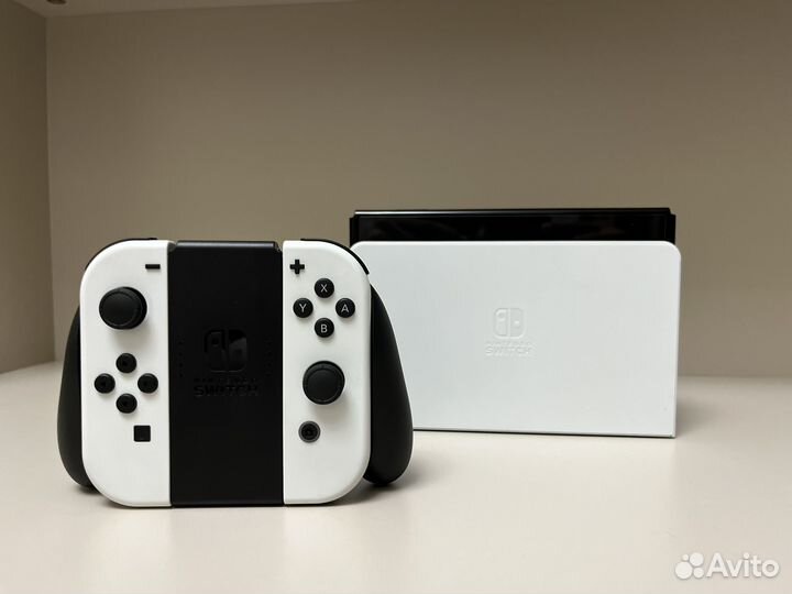 Nintendo switch oled прошитая + игры