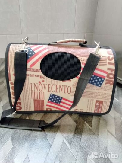 Сумка переноска для небольшой кошки или собаки