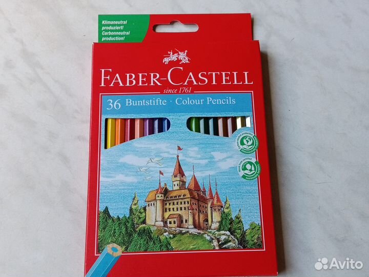 Карандаши Faber- Castell,36 цветов,новые