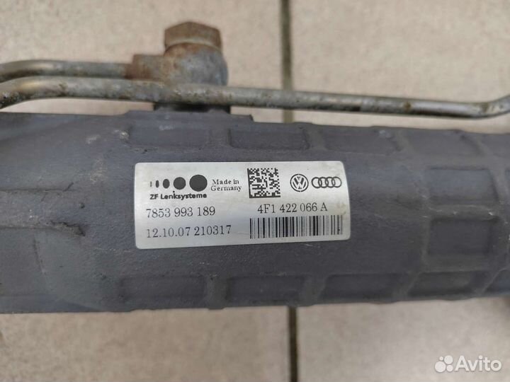 Рейка рулевая с сервотроником Audi A6 C6 4F