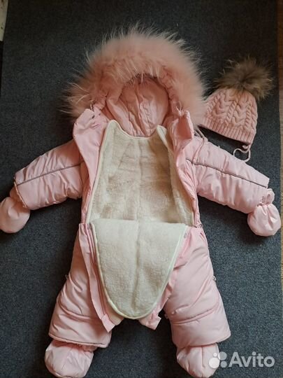 Детский зимний комбинезон на девочку