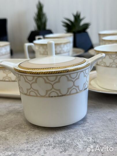 Чайный набор костяной фарфор