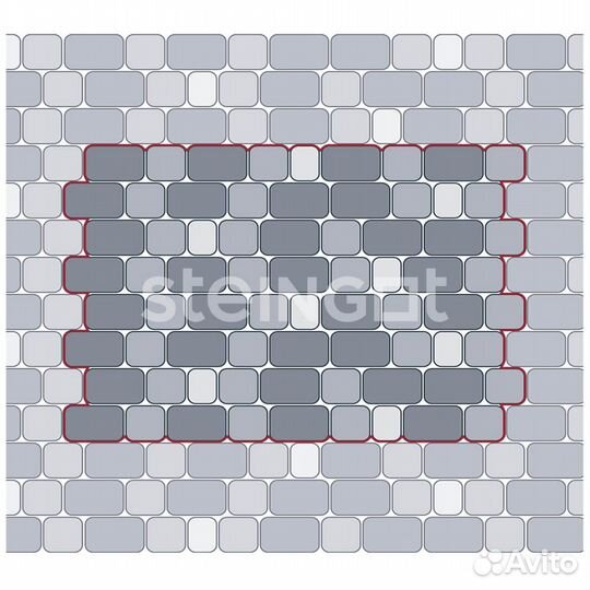 Тротуарная плитка Классика Бежевая