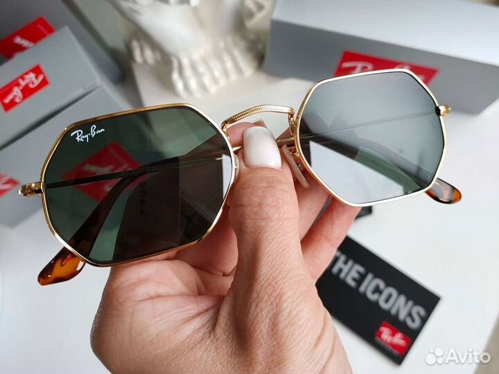 Солнцезащитные очки Ray-Ban Octagonal RB3556