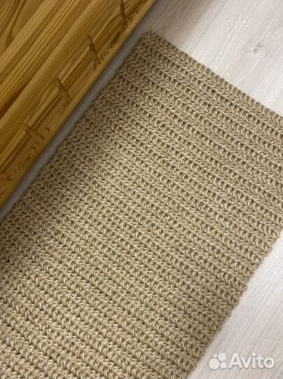 Джутовый коврик узором «брюгге»