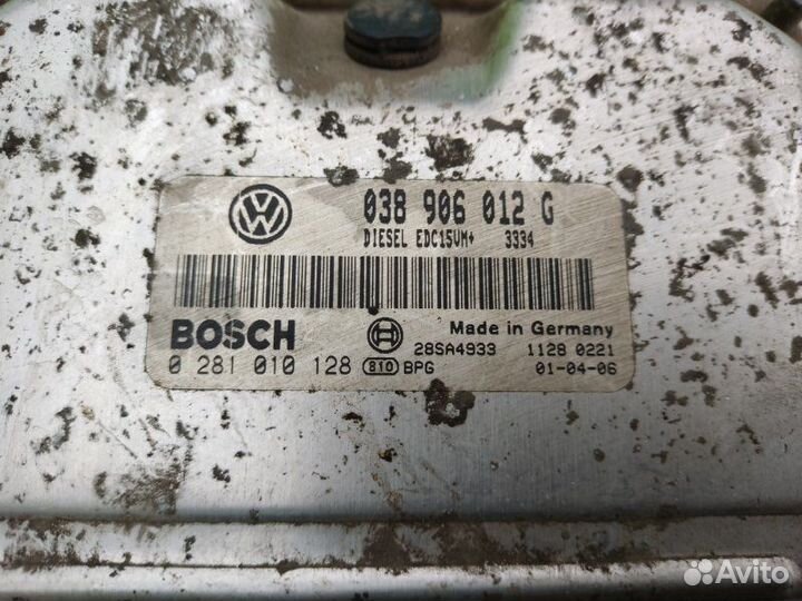 Блок управления двигателем Skoda Octavia A4 1.9D