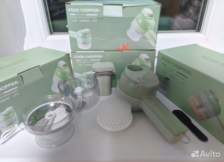 Измельчитель овощерезка блендер терка комбайн 4в1
