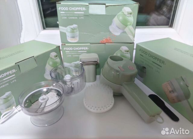 Измельчитель овощерезка блендер терка комбайн 4в1